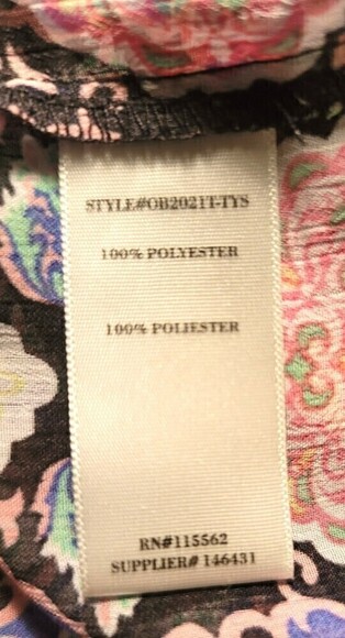 Olsenboye Boho Peasant Sheer Crop Top - Size  M - Picture 8 of 9